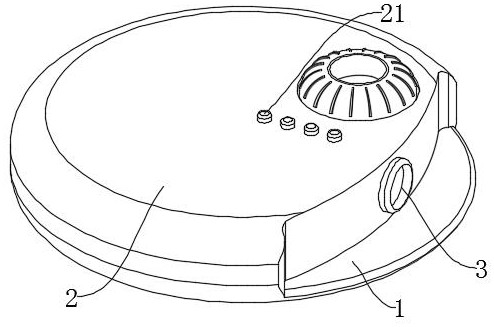 Image projection device applied to promotion display platform and use method of image projection device