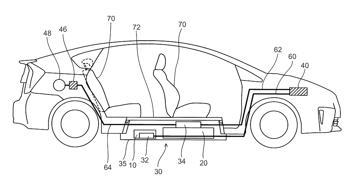 Electric motor vehicle and battery pack