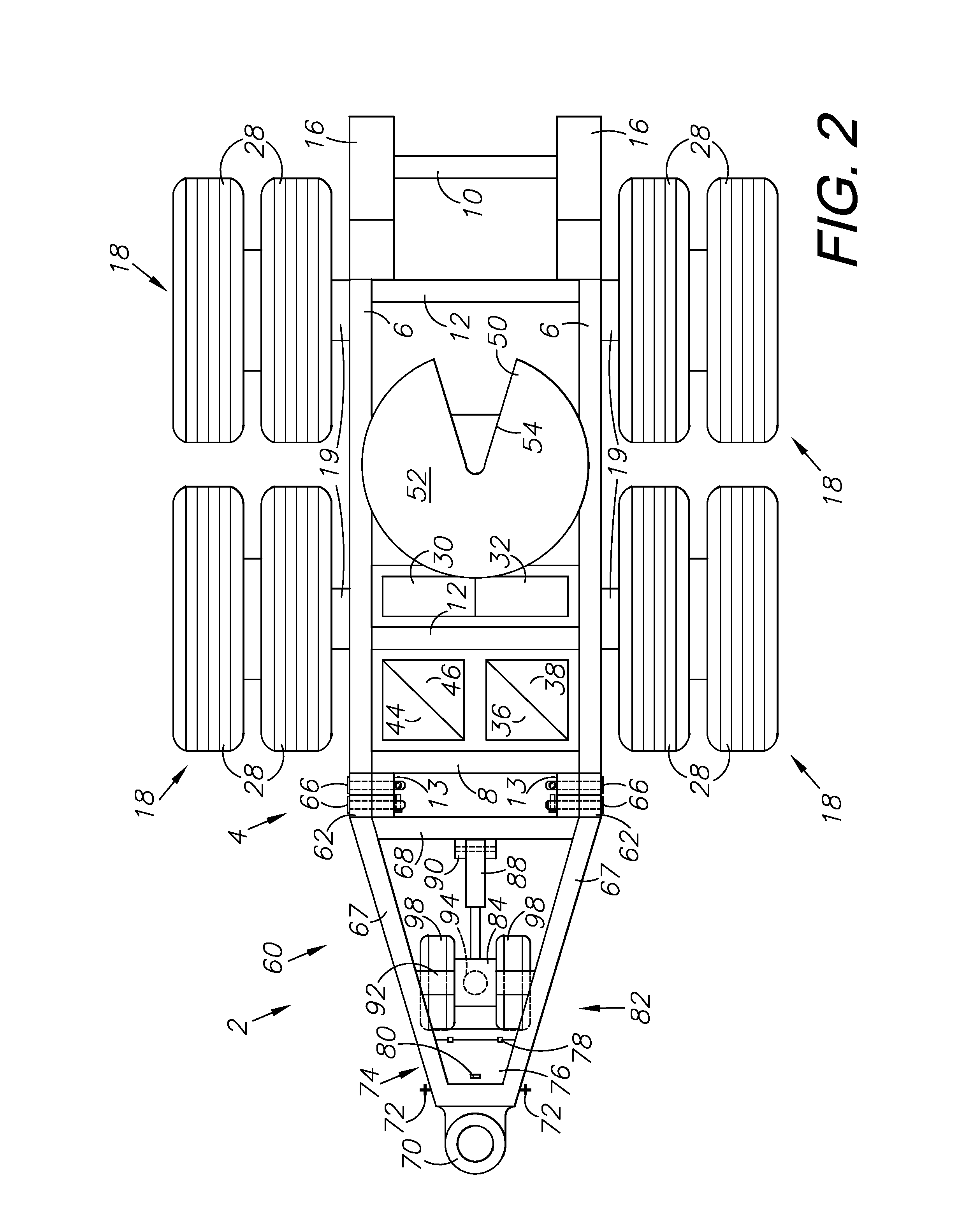 Powered converter dolly and securing device