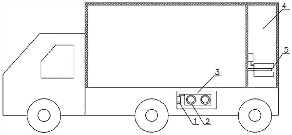 Fire fighting truck water opening heating system