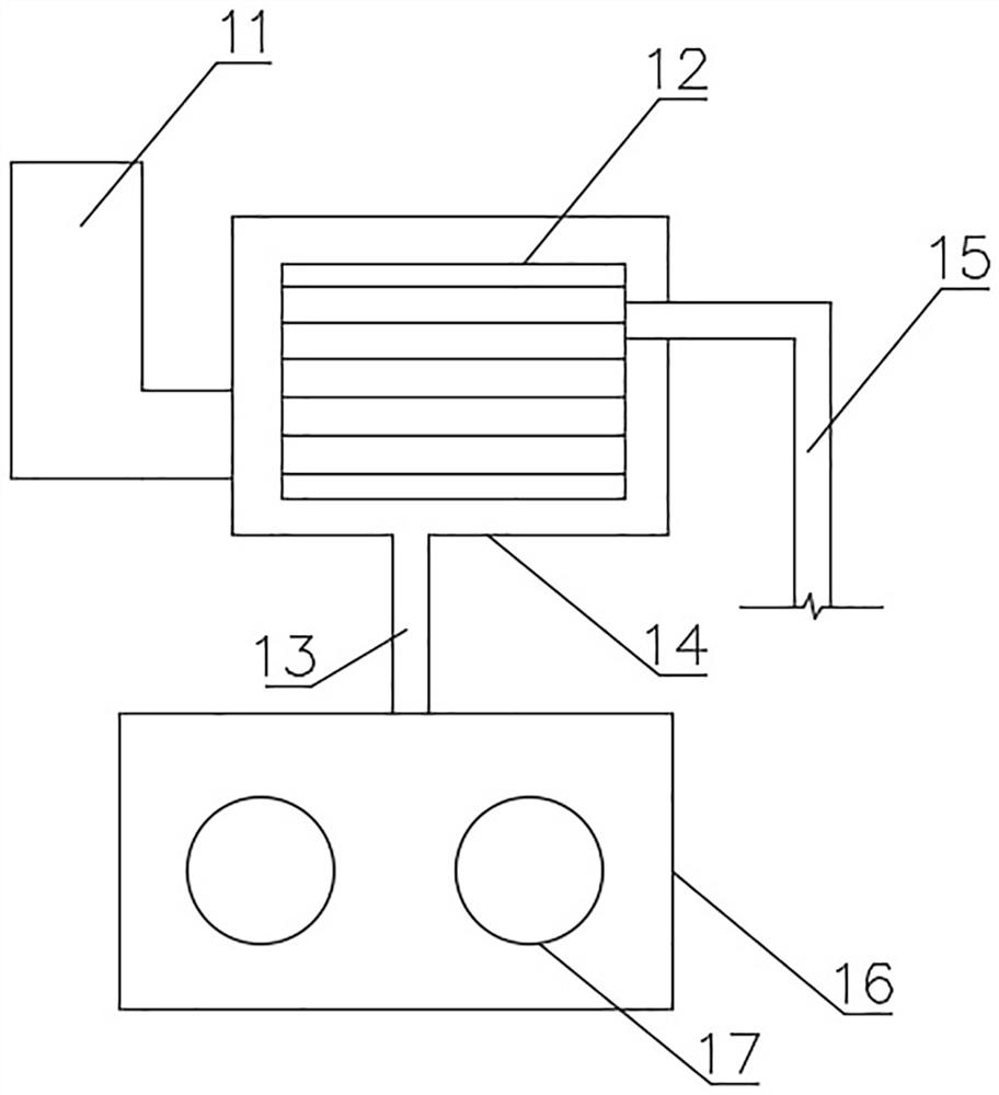 Fire fighting truck water opening heating system