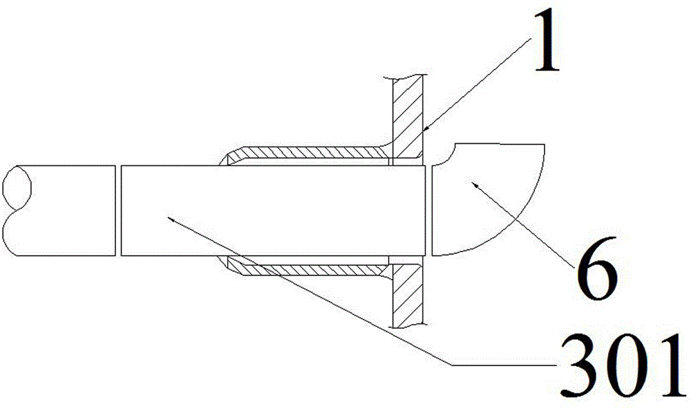 Ammonia oxidation furnace water wall