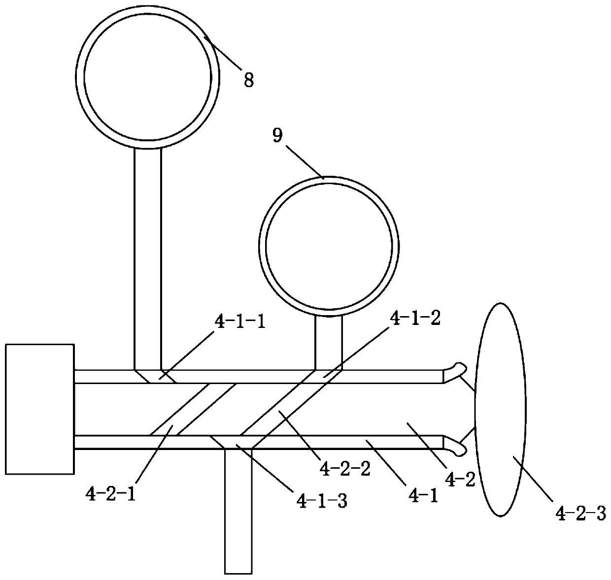 Preparation device for quantitative detection of dangerous gas, and configuration method of preparation device