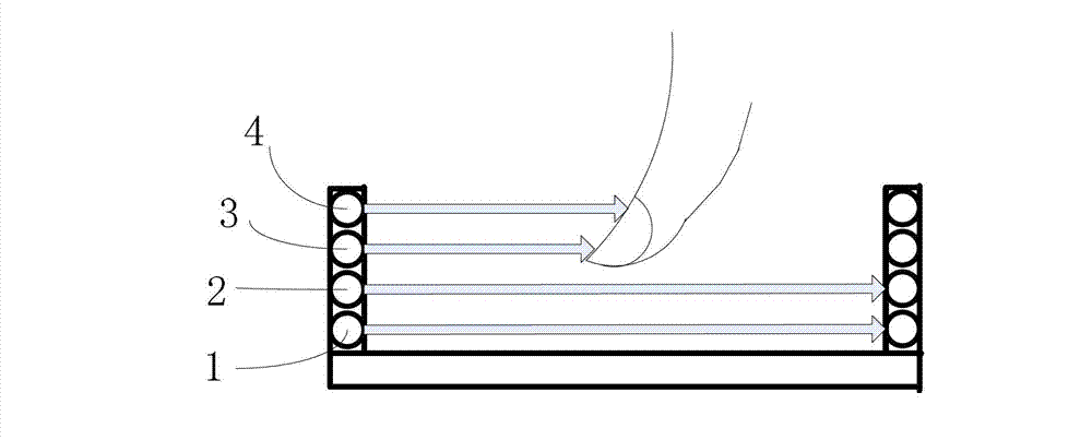 Touch recognizing device and recognizing method