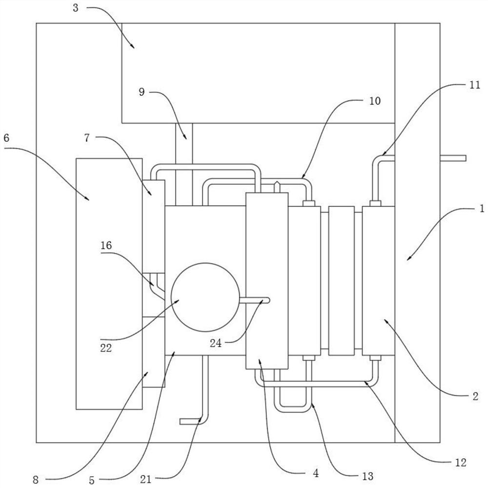 Hydrogen energy power supply equipment based on magnesium-based material