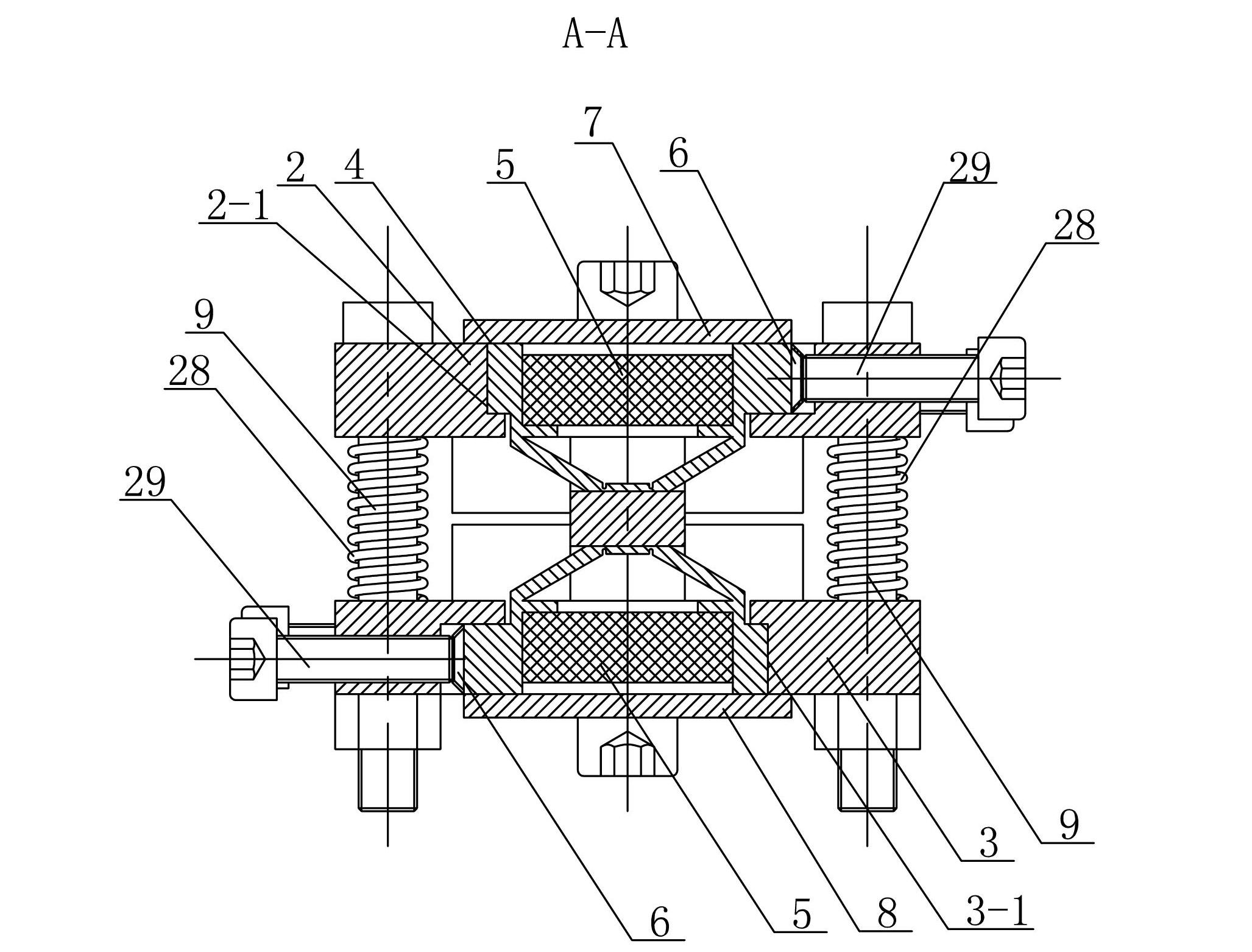 Passive clamping type piezoelectric actuator