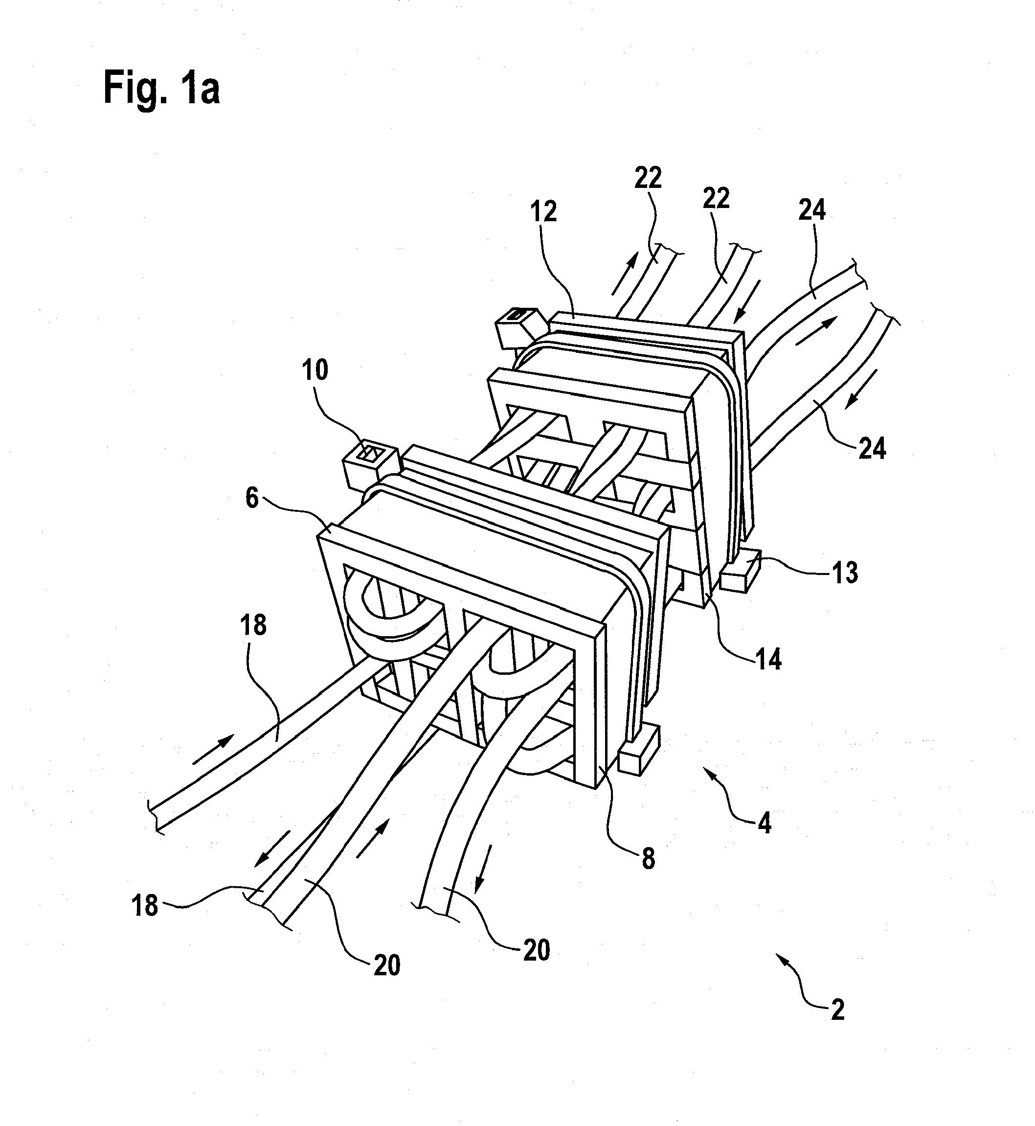 Coupling device for a multi-phase converter