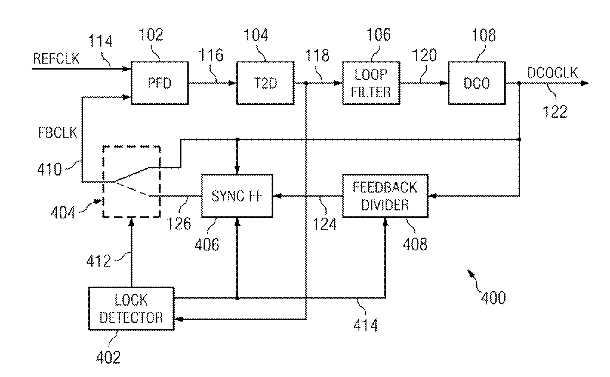 Low power digital phase lock loop circuit