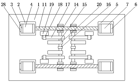 Height-adjustable weaving machine tool suitable for flow line production