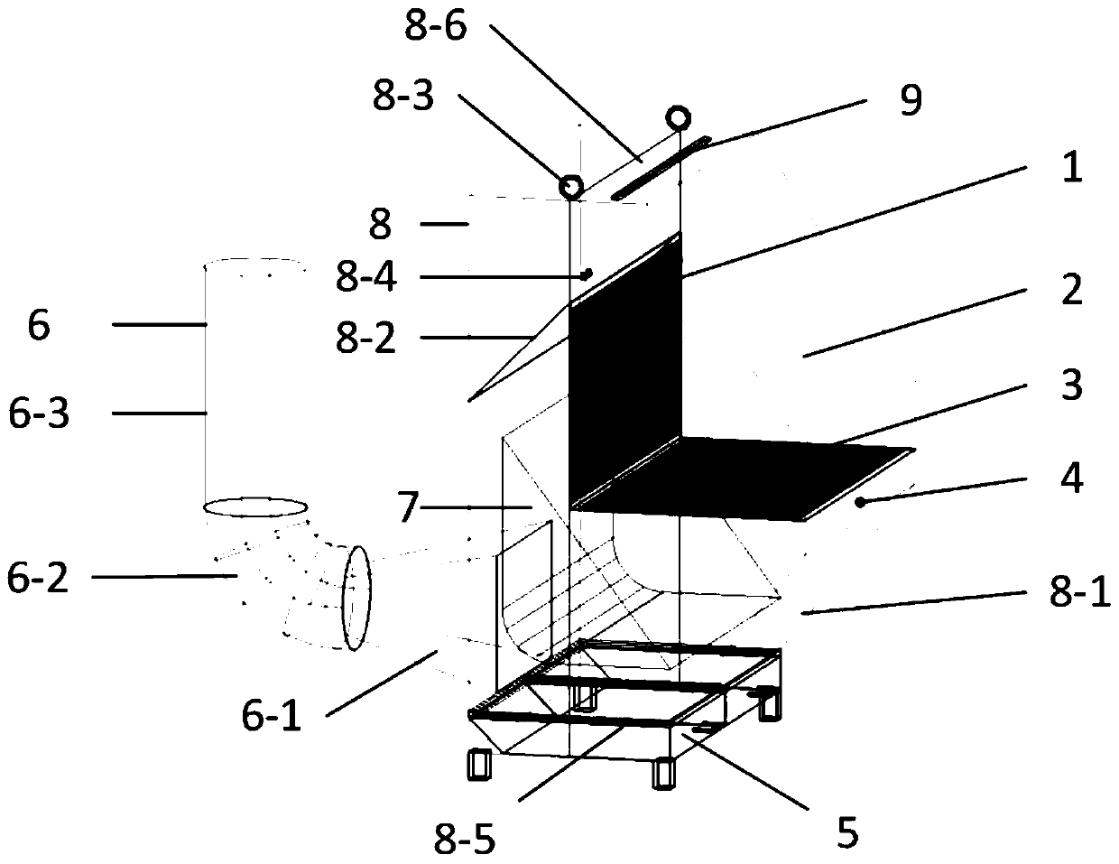 Efficient dust collecting and polishing workbench