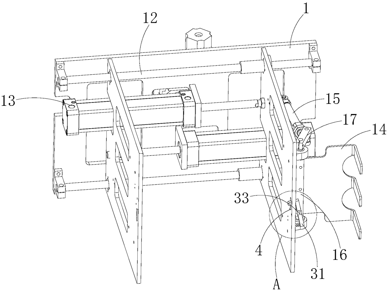 Manipulator for stacking and stacking machine