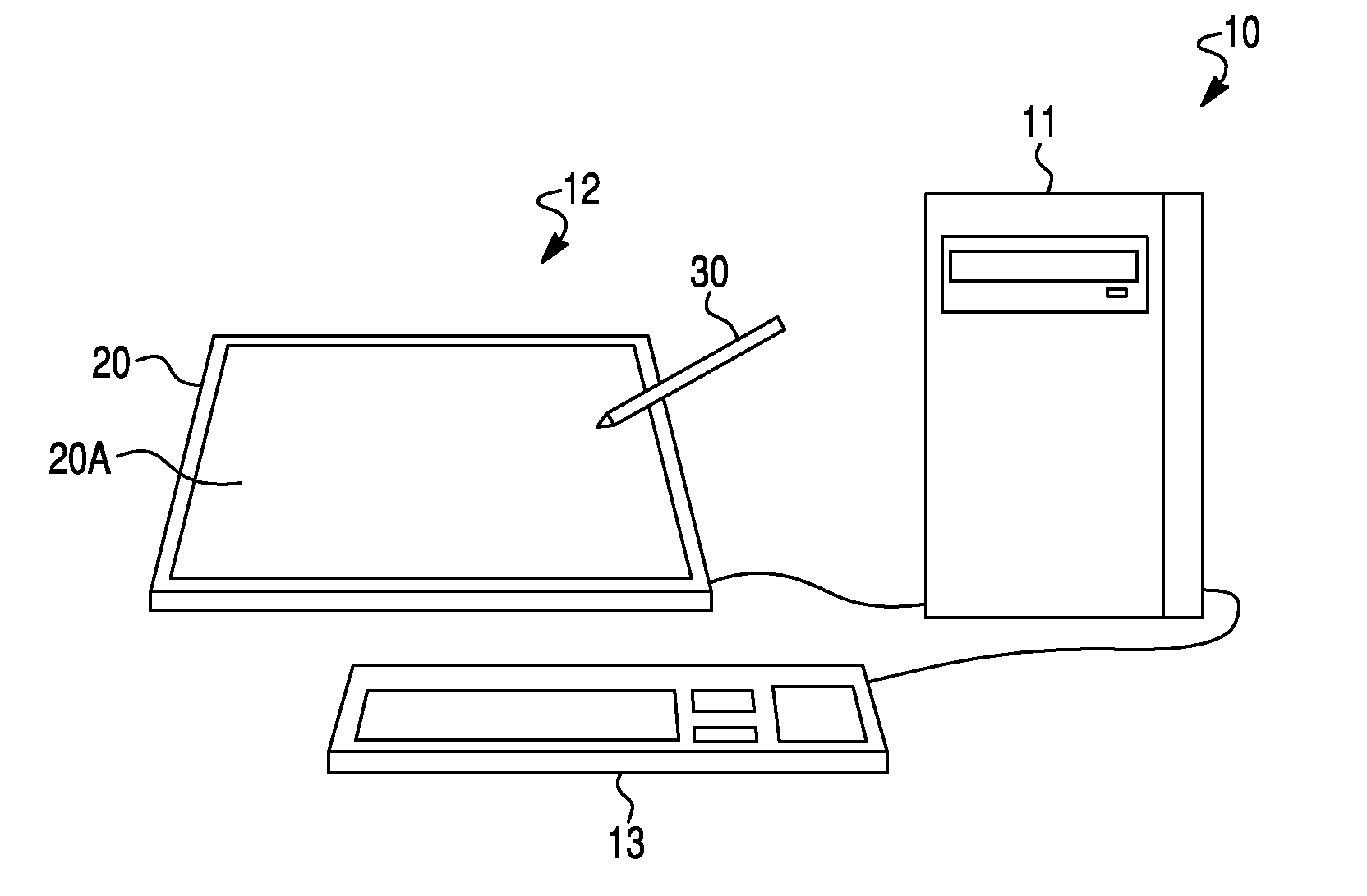 Position input device and computer system