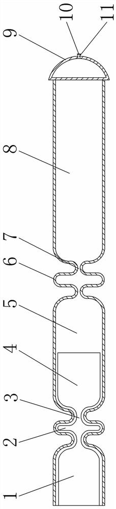 Blasting blocking dust fall device