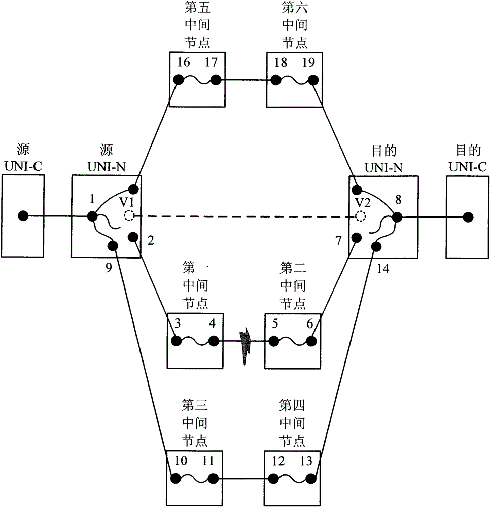 System and method for establishing switched connection in automatic switched optical network (ASON)