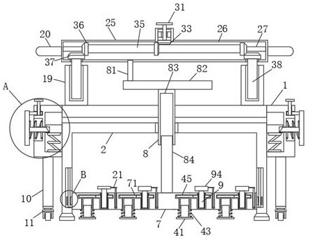 Road flatness surveying device for building construction