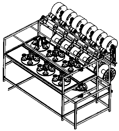 Textile thread dividing device for chemical fiber cloth