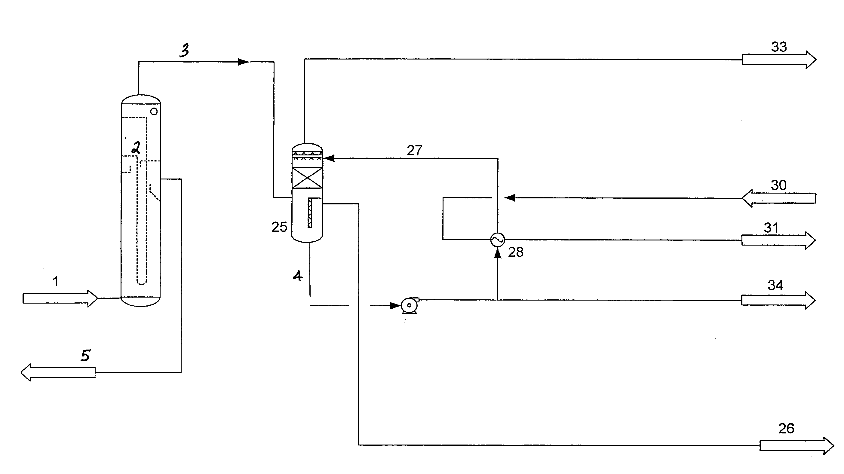 Hydrocarbon recovery in the fischer-tropsch process