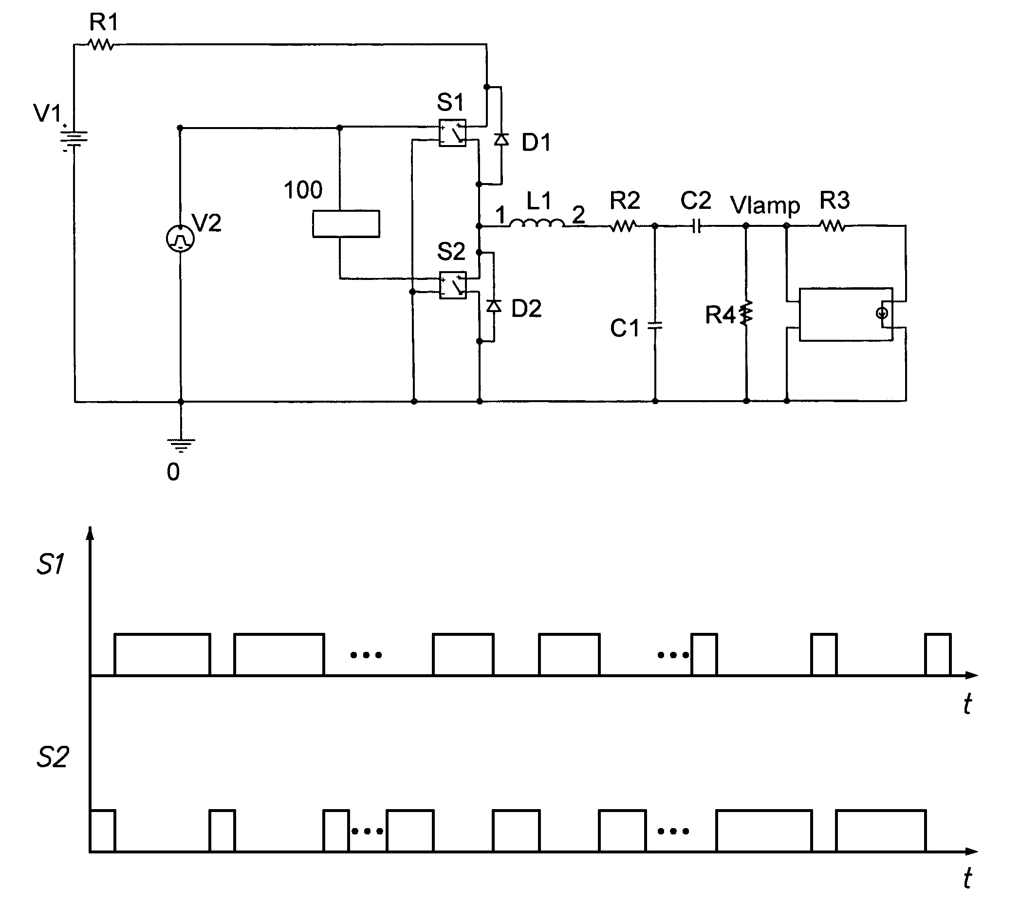 Mixed mode control for dimmable fluorescent lamp