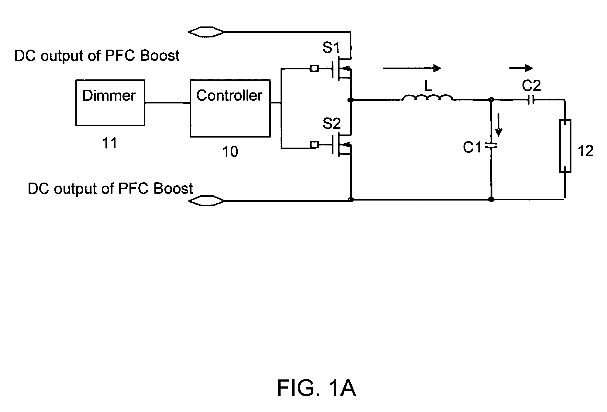 Mixed mode control for dimmable fluorescent lamp