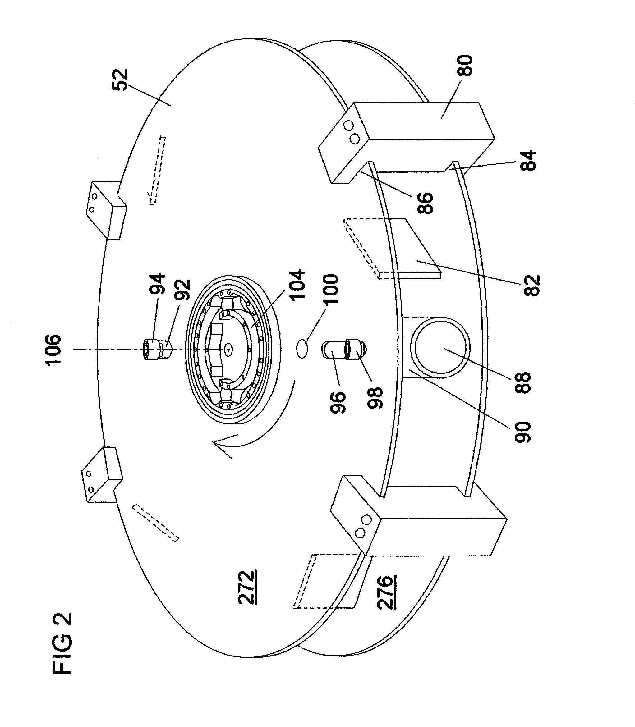 Low speed valveless horizontally opposed piston rotary internal combustion engine