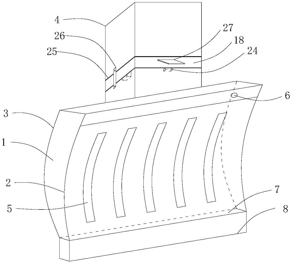 Intelligent home self-adaptive smoke discharge and smell induction equipment