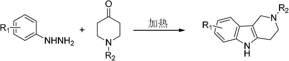 Tetrahydro-gamma-carboline derivative synthesis method