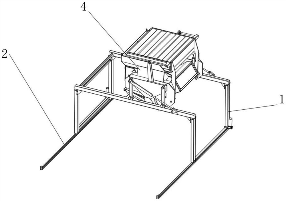 Truss type garbage compression station