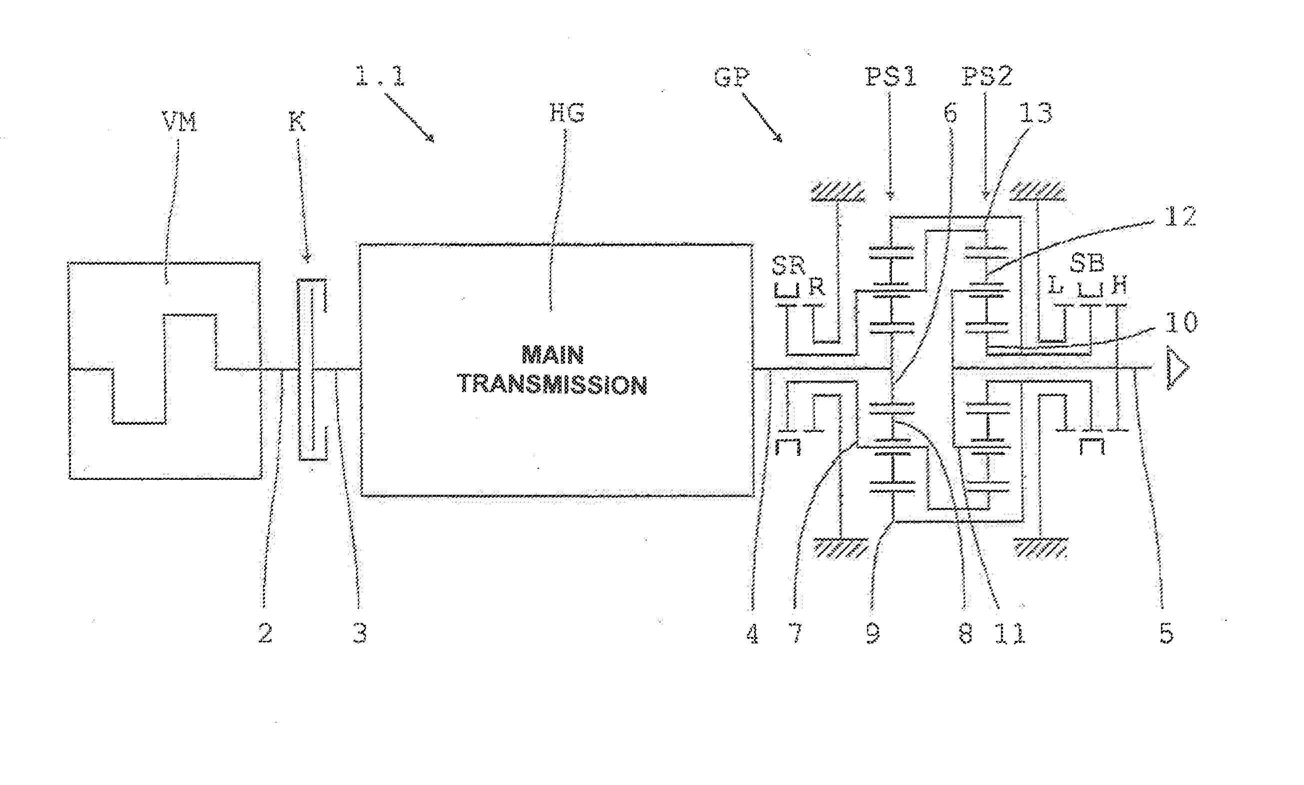 Range-change transmission of a motor vehicle