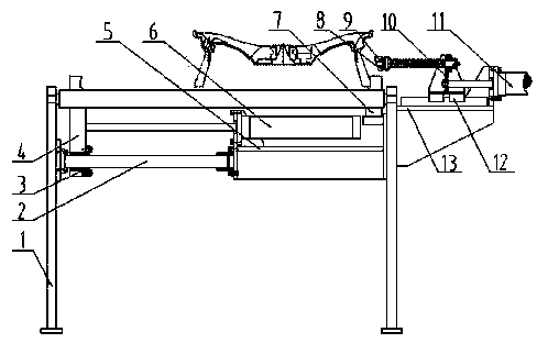 Automatic online drilling device for rim