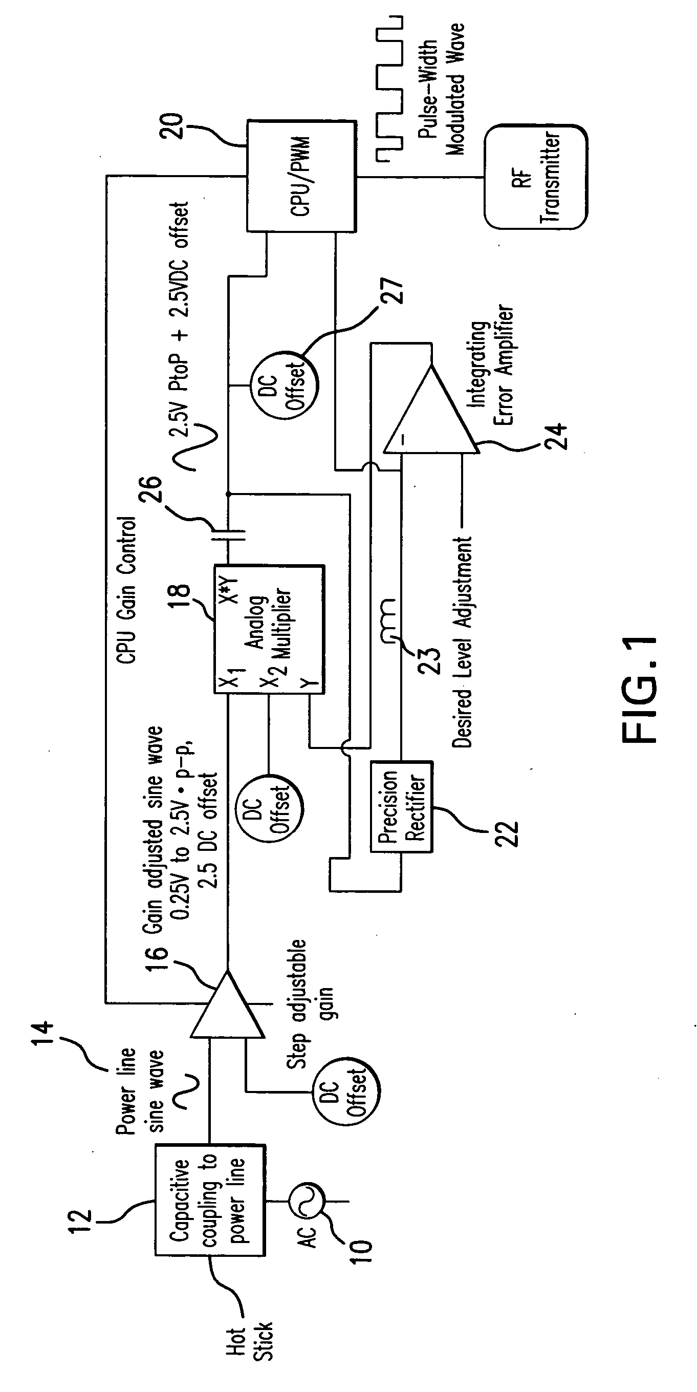 Phase identification apparatus having automatic gain control to prevent detector saturation