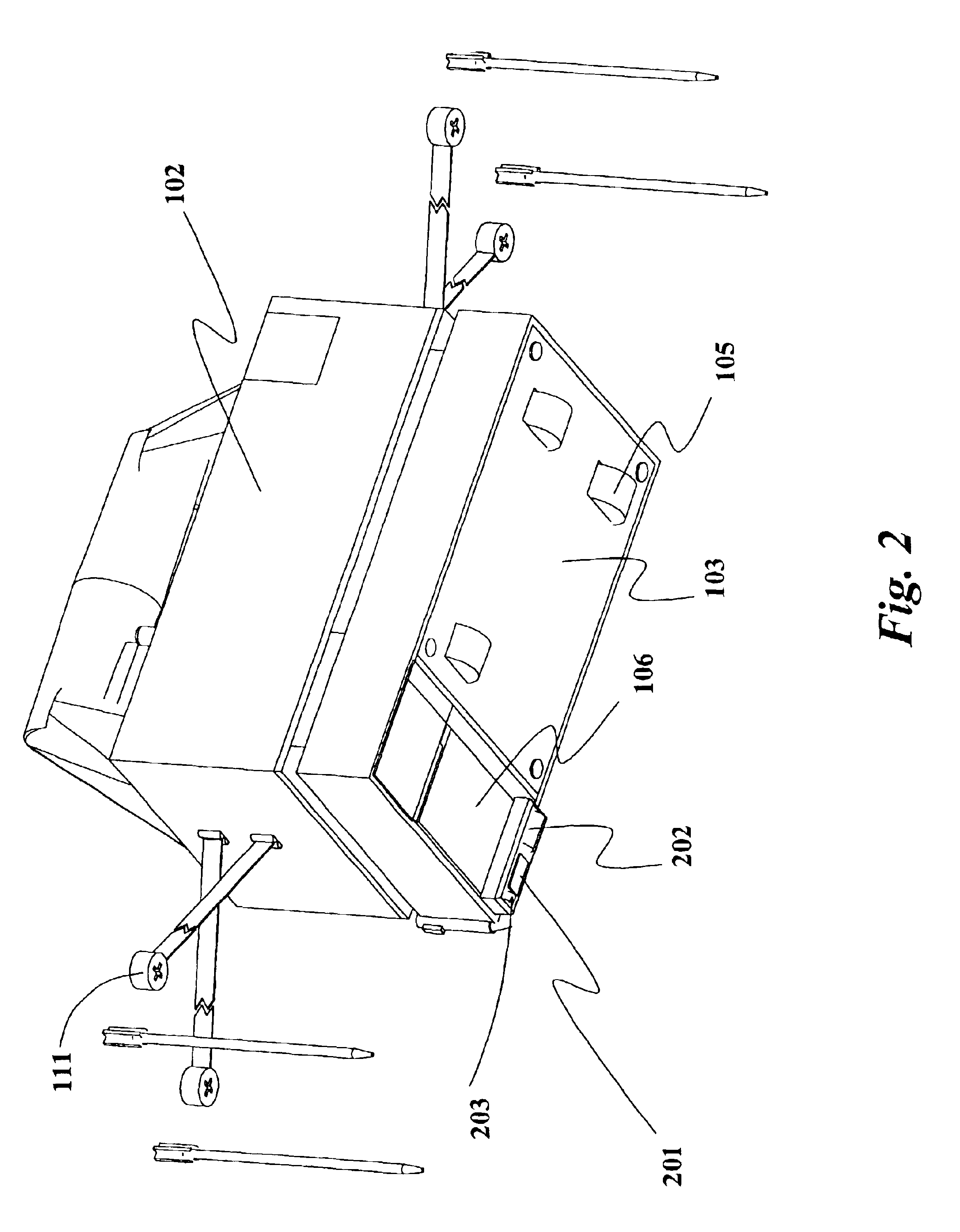 Hand held electronic paint brush