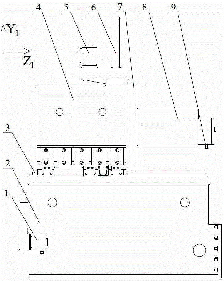 Grinding and polishing combined machining machine tool