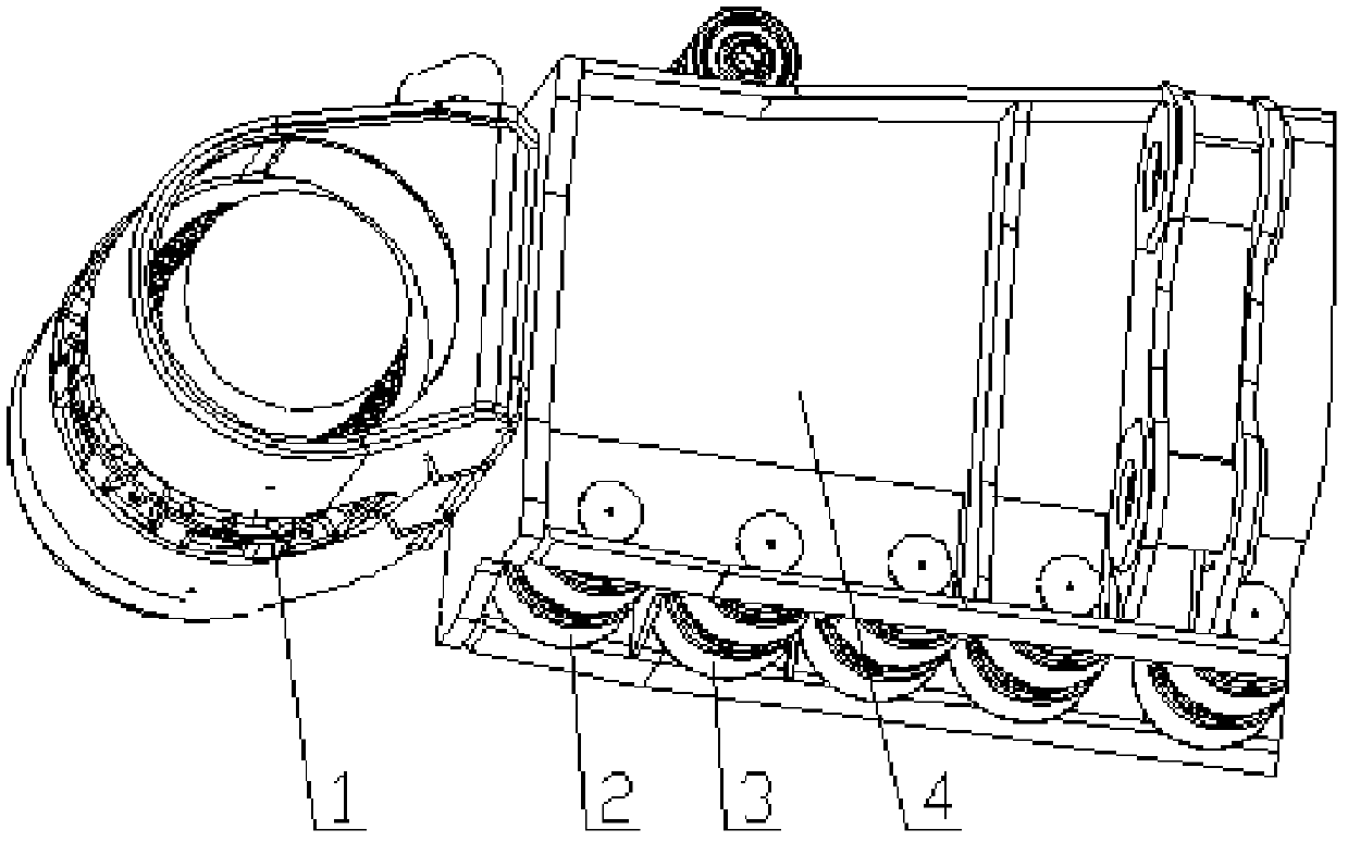 Cater-pillar track chassis and caterpillar crane