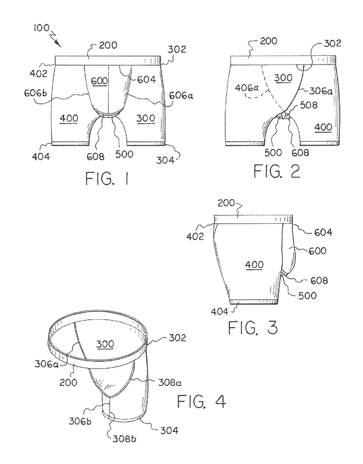 Anti-chafing underwear