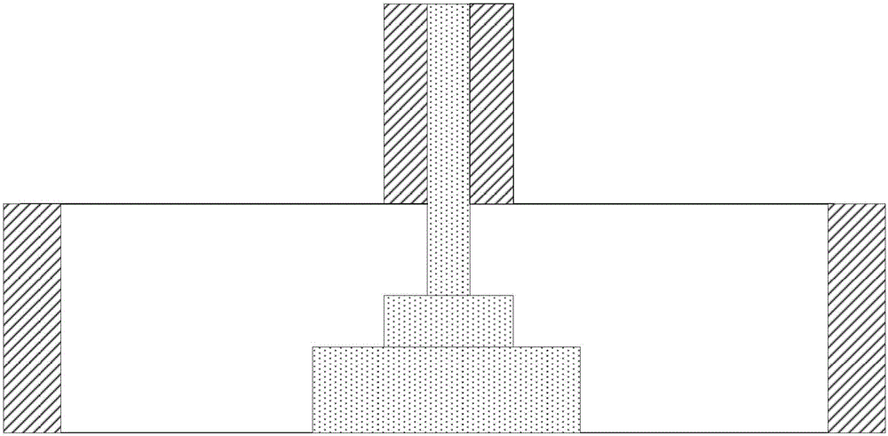 Radial waveguide combining/distributing device