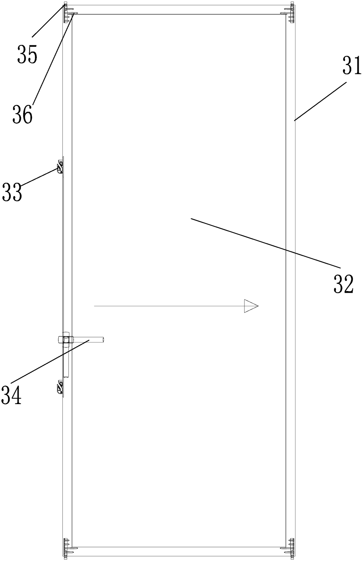 Horizontal-moving sealed sliding door and window