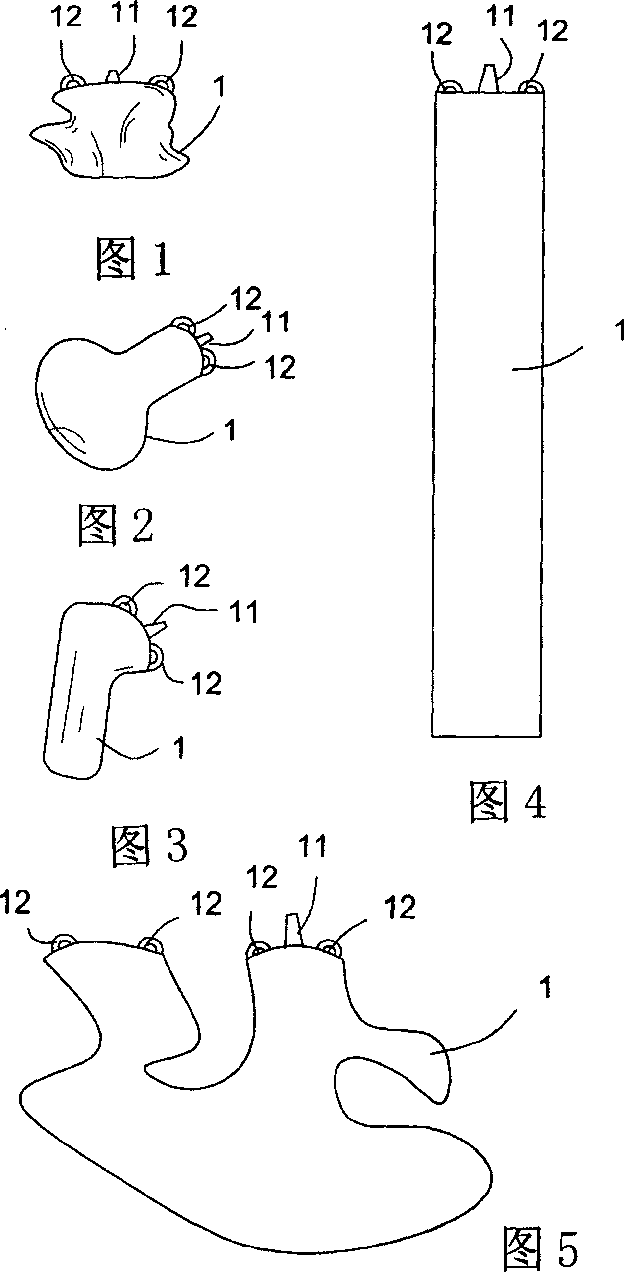 Construction cavities forming method and object containing cavities fabricated thereby