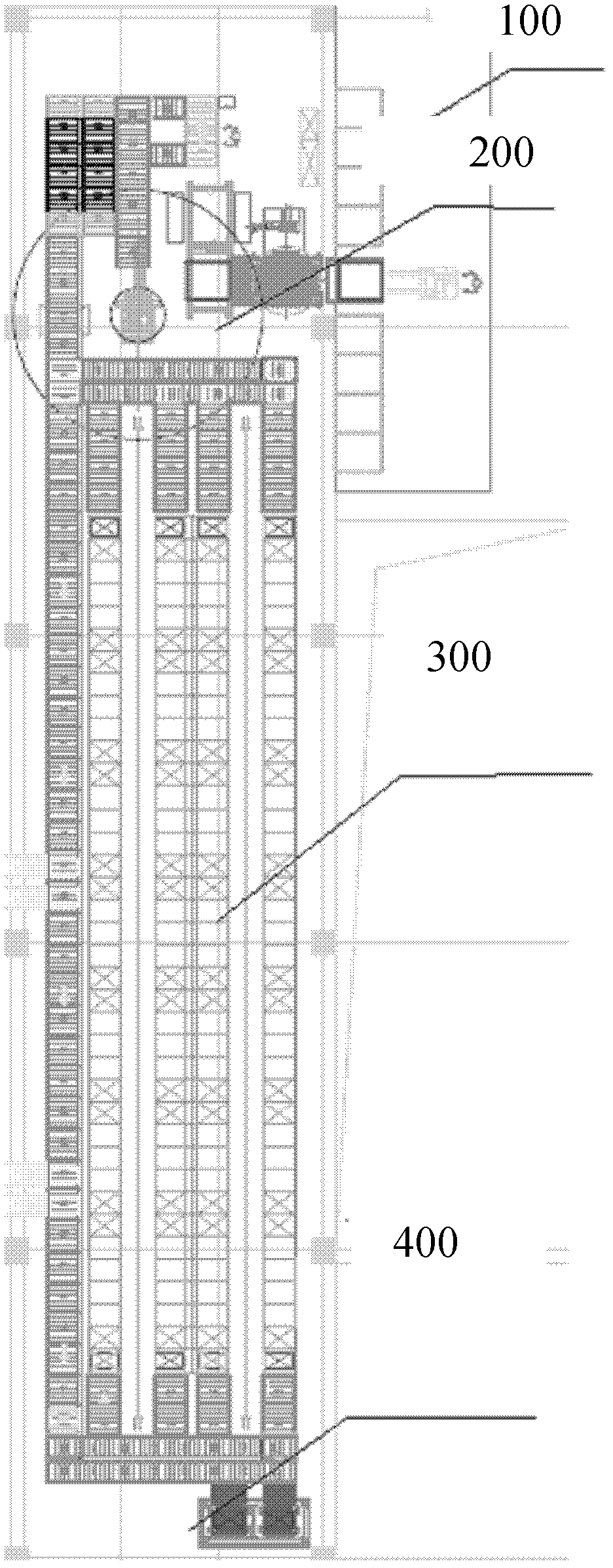 Intelligent stereoscopic storage system for electric energy metering device