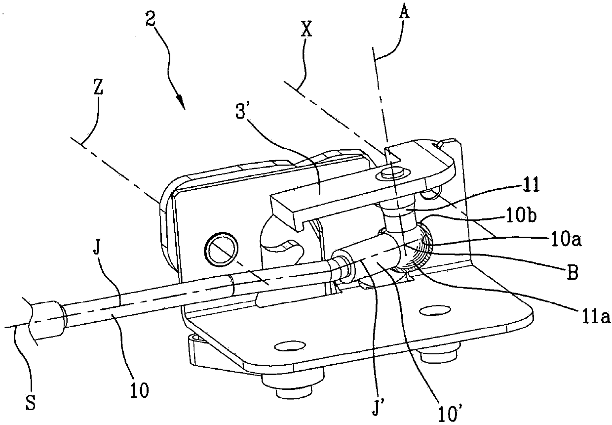 Assisted movement device for door of vehicle