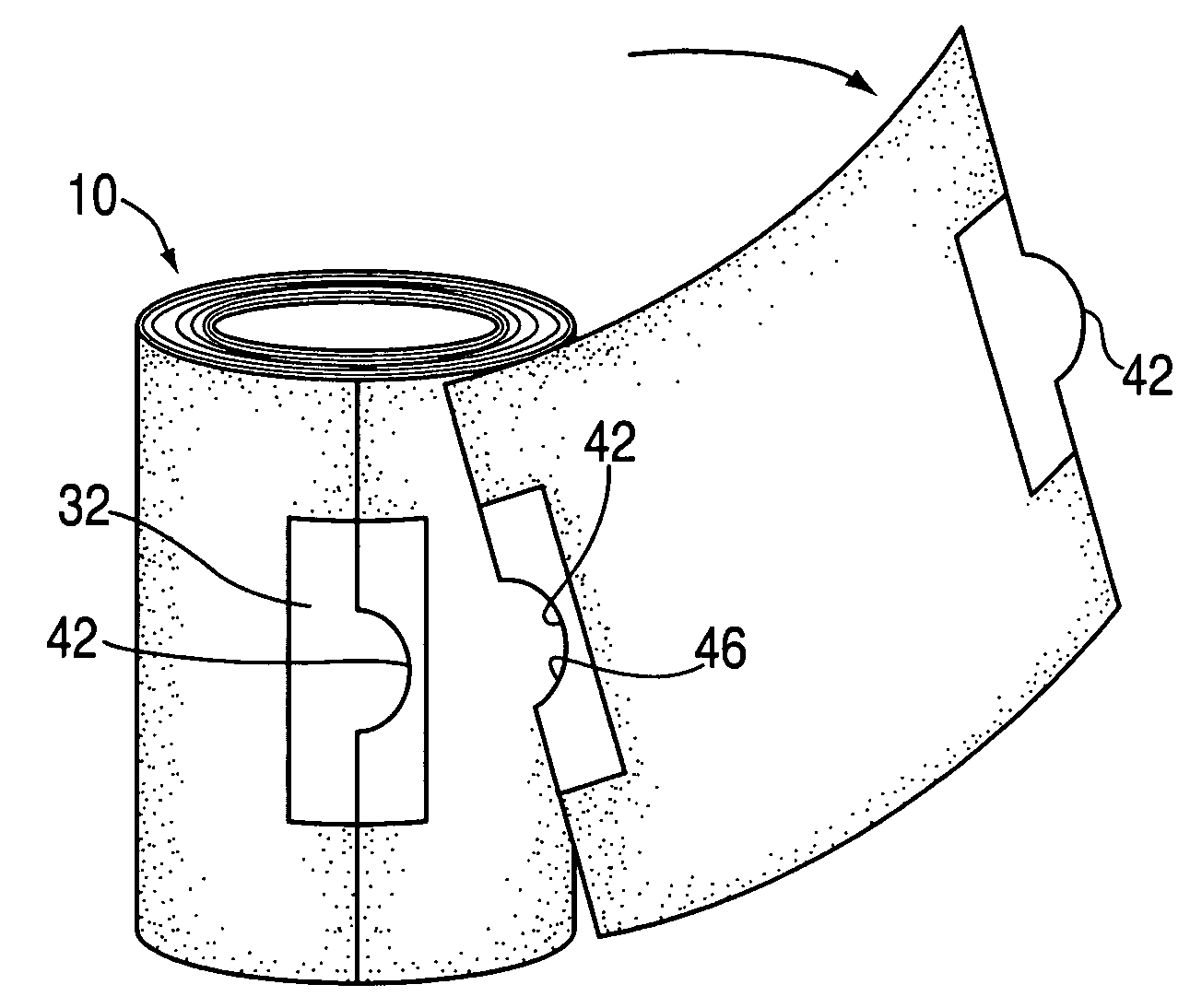 Lint removal apparatus with pull tab for adhesive coated sheets