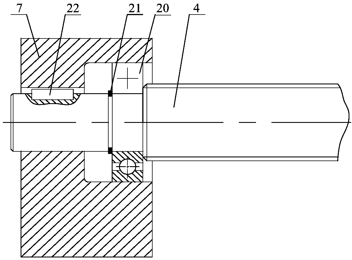 Device and method for testing axial dynamic parameters of ball screw pair bonding surface