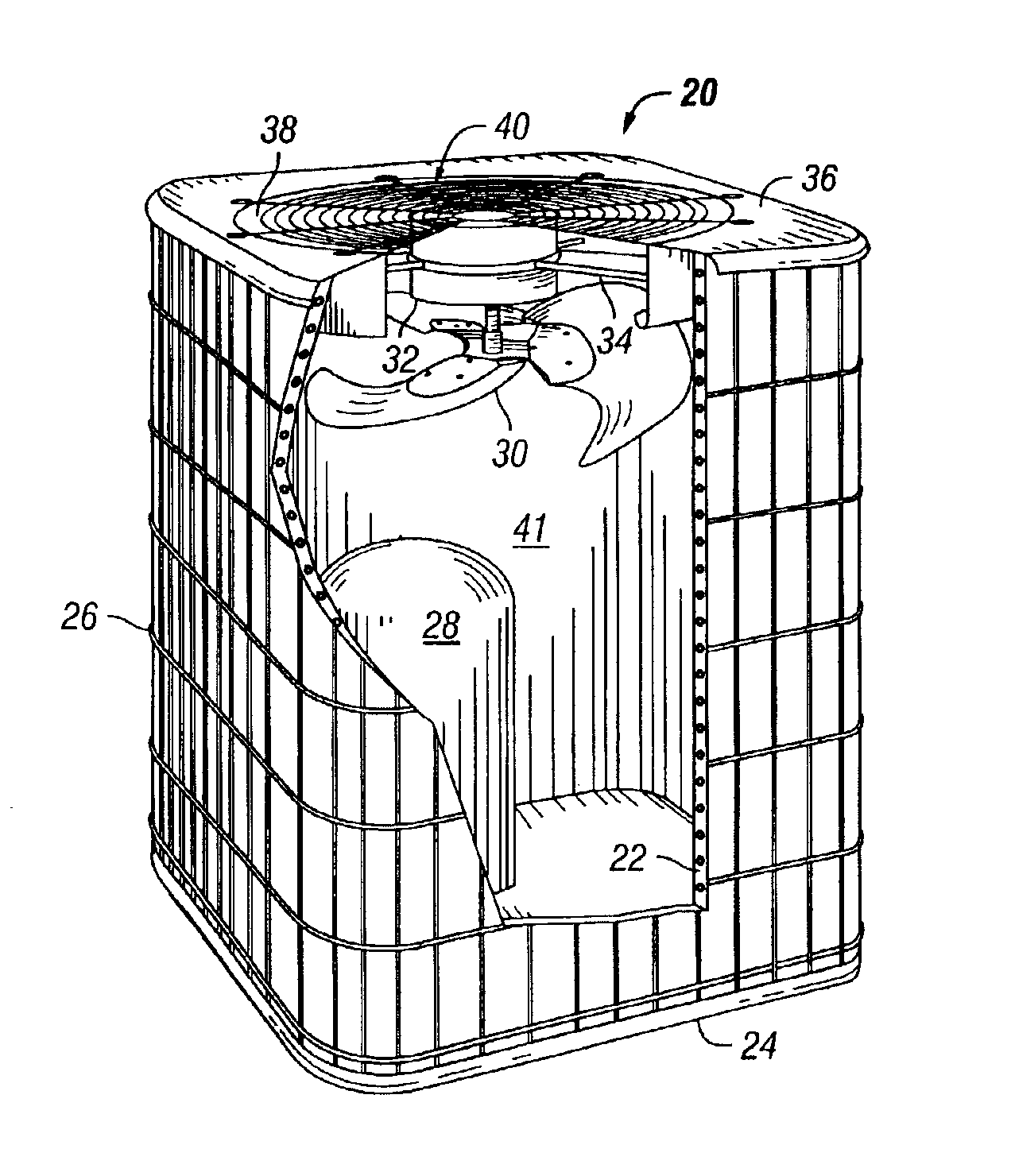 Noise reduction by vortex suppression in air flow systems