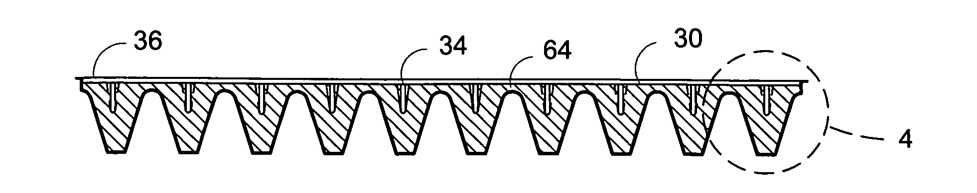 Method and apparatus for propagation and growth of plants in a sterile synthetic medium