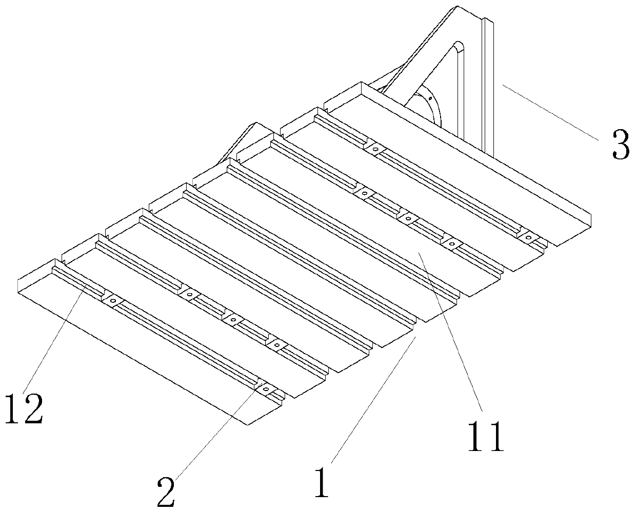 Rapid alignment device for new energy automobile motor test stand