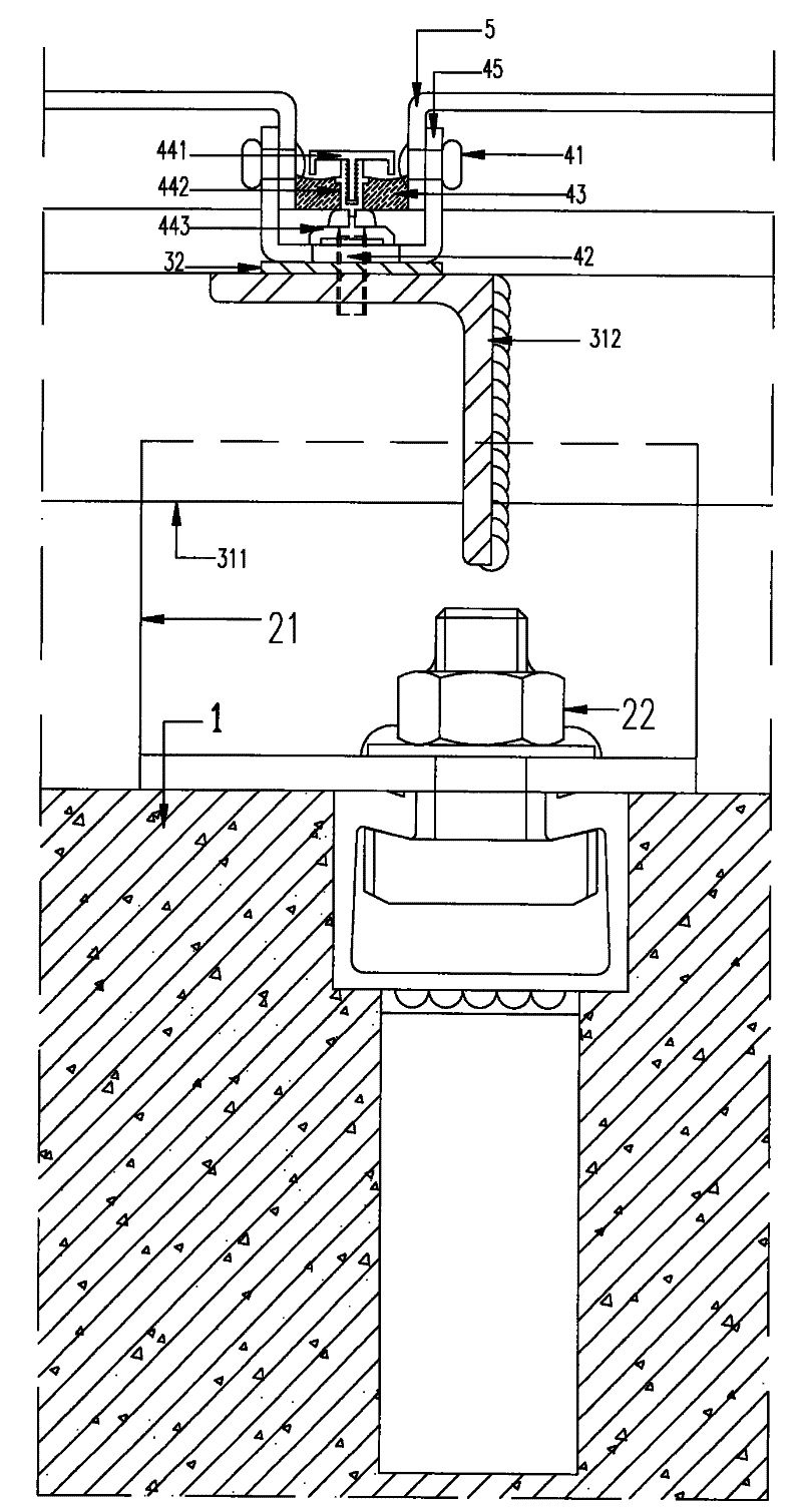 Metal curtain wall assembling device