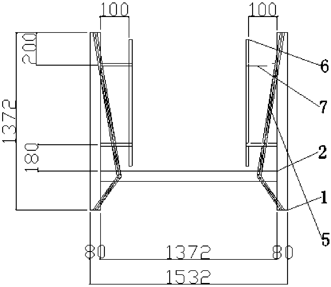 Truss bridge system for truss-rope composite structure