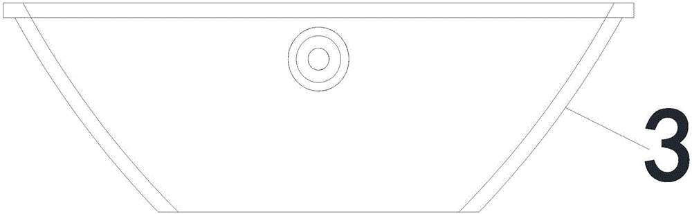 LED down lamp with rotating structure and realizing method thereof