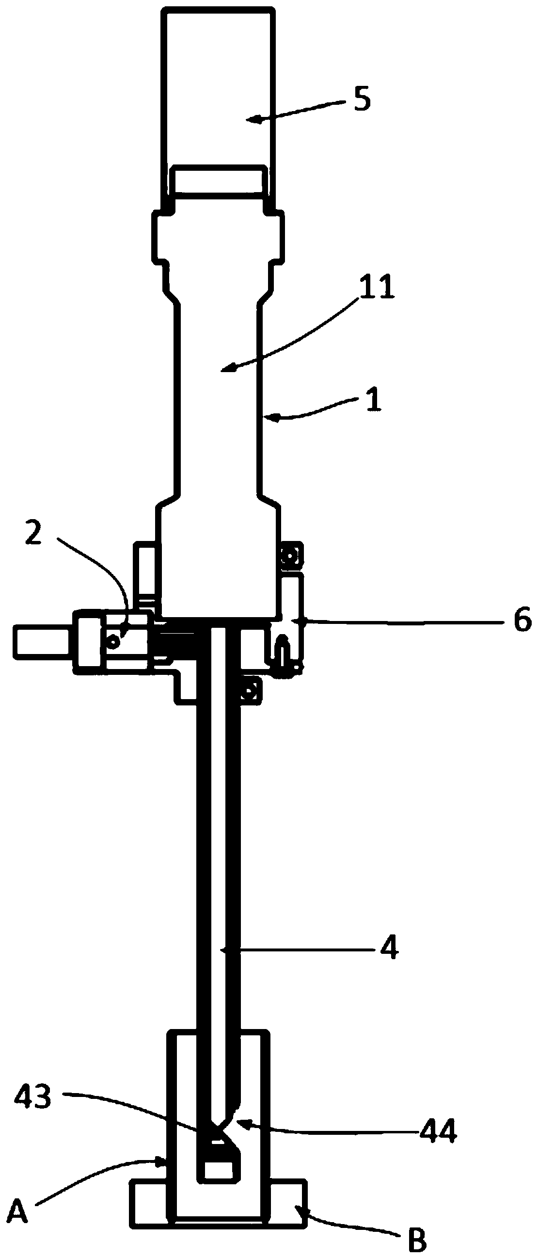 Device for detecting inner wall defects of cylinder