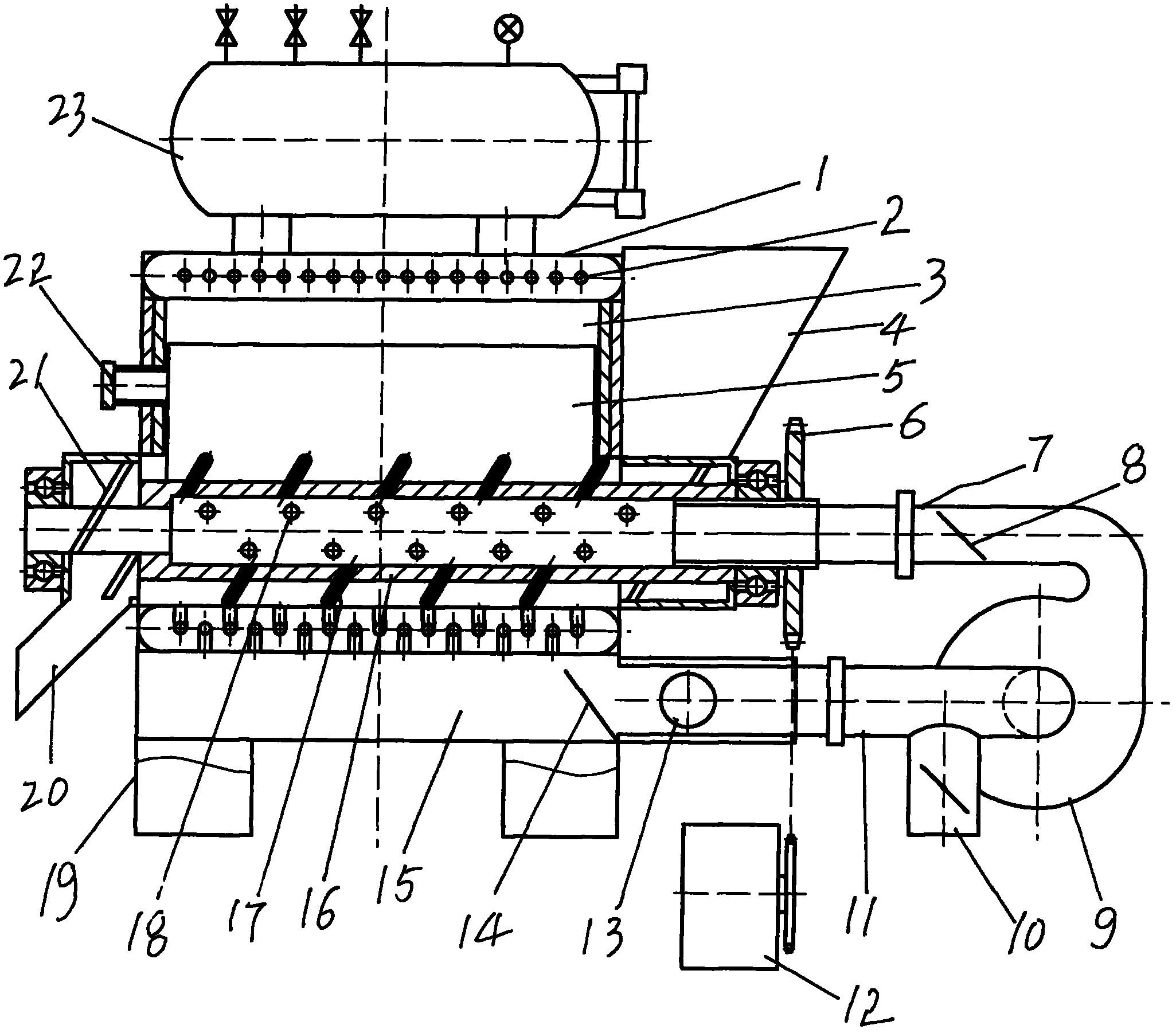 Garbage incinerator without dioxin emission