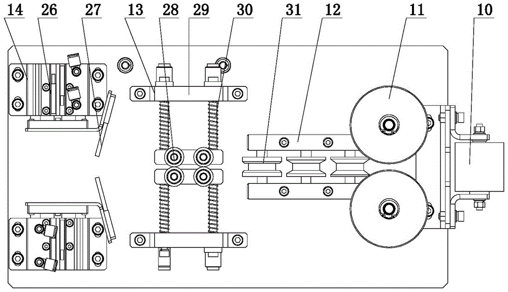 Solar cell module substrate automatic tape machine